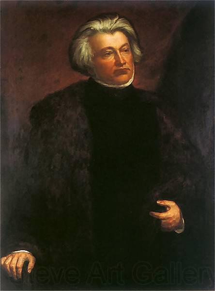 Henryk Rodakowski Adam Mickiewicz portrait Norge oil painting art